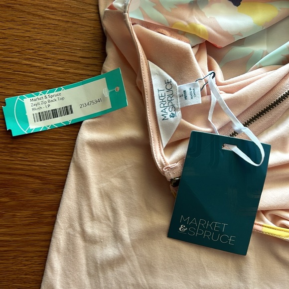 Market & Spruce High-Low Blouse - Picture 6 of 8